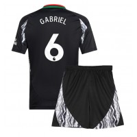 Camisa de Futebol Arsenal Gabriel Magalhaes #6 Equipamento Secundário Infantil 2024-25 Manga Curta (+ Calças curtas)